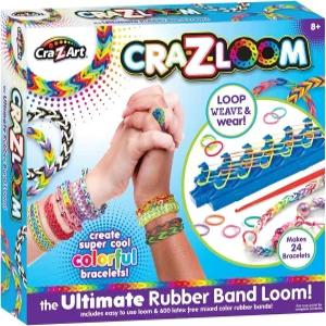 Cra-Z-Art Cra-Z-Loom 얼티밋 고무 밴드 팔찌 제작자 활동 키트 8세 이상용 (포장은 다를 수 있음)