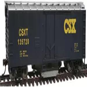 월터스 트레인라인 40피트 플러그도어 트랙 청소 박스카 CSX 135720 HO 스케일