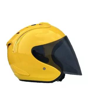 바이크 오토바이헬멧 하이바 SZ Ram4 밝은 노란색 하프 헬멧 남여공용 공용 오토바이 오픈 페이스 초경량