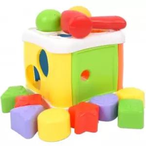 비트큐브 망치놀이 모양맞추기 세트 16403 12개월 도형끼우기 소근육 손감각 촉감발달 완구