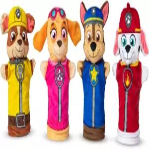 Melissa Doug 퍼피 구조대 핸드 인형 (인형 4개 카드 4개)