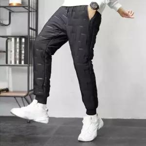 수면바지 남성 방한바지 겨울 보온 바이크바지 밑단 시보리바지