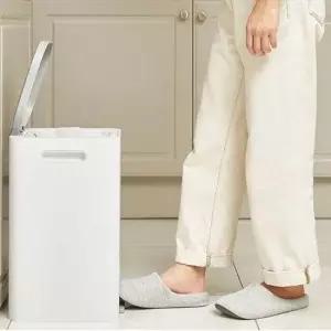 데스크휴지통 무소음 페달휴지통 다용도쓰레기통 오픈형휴지통