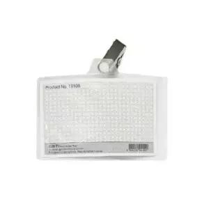 [문구/오피스] 플로엠 집게 명찰 가로형 100개입