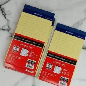 [문구/오피스] 노트패드 절취제본 공책연습장 유선노트 수첩사이즈 50매5권