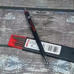 고급펜 로트링 연필식 홀더샤프/홀더펜 set 2.0mm 300+HB심