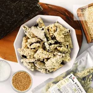 바삭고소한 고창 울어매 수제 찹쌀 김부각 전통 튀각 10봉x70g