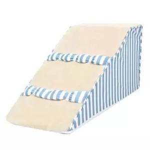 강아지 삼각 계단 캔디블루 일반스펀지 1P 펫스텝 강아지계단