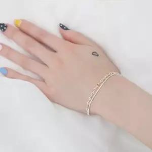 92.5 SILVER 라라 두줄 체인 팔찌 925실버 925실버팔찌 925실버발찌 실버체인팔찌 실버체인발찌