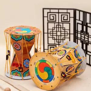 미니 소형 어린이 장구 악기 아동 만들기 전통