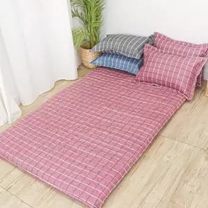 요솜 접이식 휴대용 싱글 요 매트 더블 바닥 침대 매트리스 폴리요 캠핑 경량 커버 항균