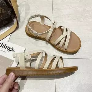 인기상품 우먼 스탠다드 컬러3종 썸머샌들 밴딩처리플랫슈즈 스트랩디자인 [WFLKO7G_260303]