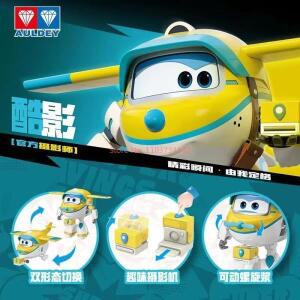 슈퍼 윙스 애니메이션 피규어 격납고 - 재고 있음 새  상품 대형 변신 로봇 데스크탑 모델 장난감 완벽한