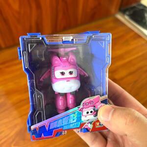 슈퍼윙스 스케일 미니 변신 애니메이션 변형 비행기 로봇 액션 피규어 장난감  크리스마스 선물