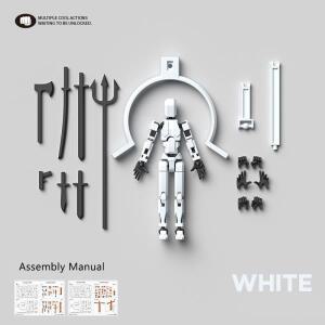 자석 부착 3D 프린팅 마네킹 13개 다관절 가동 변신 로봇 조립 액션 피규어  장난감