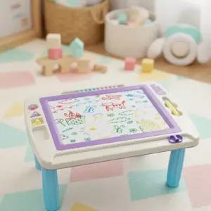 빅칼라 매직보드 책상 그림판 그림 그리기 도장찍기 숫자놀이 무한 칠판 보드판 테이블 패드