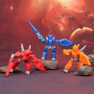 3D 인쇄 미니 전쟁 기계 메카 드론 탱크 시리즈 장난감 움직일 수있는 관절 조립 캐릭터 모델 를