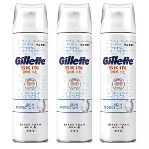 여성 여성용 쉐이빙 폼 크림 저자극 면도 거품 용품 케어젤 245g 3개
