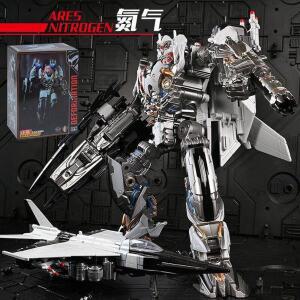 블랙 맘바 LS01 질소 제우스 항공기 변신 로봇 장난감, 액션 피규어 모델 높이 26cm