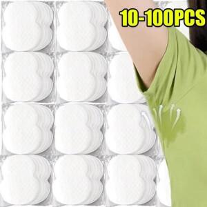 10-100Pcs 일회용 겨드랑이 땀 패드 흡수 패치 여름 탈취제 부직포  초박형