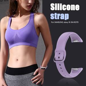스포츠 손목 밴드 실리콘 시계 액세서리 삼성 호환 갤럭시 호환 핏 SM-R370용개별 따라 조절 가능