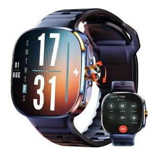 대형 화면 스마트워치 4G/5G 안드로이드 10.0 AMOLED 2.4인치 900만 화소 슬라이드형 회전 카메라 WIFI GP