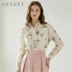 [인베스트] 플라워 스프링 나염 블라우스_IN6S1BL5341