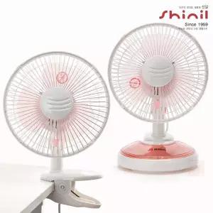 신일 20CM 집게형 탁상용 겸용 스탠드 미니 선풍기 2단풍속 3엽 소형선풍기 사무실 책상 공부방