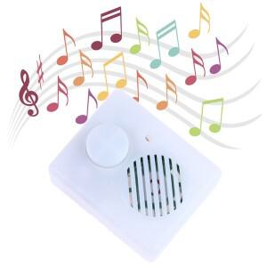 짜낸 뮤직박스 단추 재생 녹음 가능 음성 모듈 사운드 박스 봉제 장난감  인사 카드 선물 음악 소리 나는