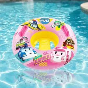 로보카폴리 엠버 안전 손잡이 베이직 쿠션 보행기 튜브 물놀이용품