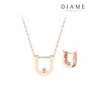 러브U 18K골드 랩그로운 다이아몬드 목걸이 FGDN1345WLAB