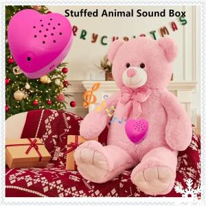 DIY 음성 선물 -  아기 30초 녹음 가능 사운드 박스 음악 상자 봉제 인형 액세서리