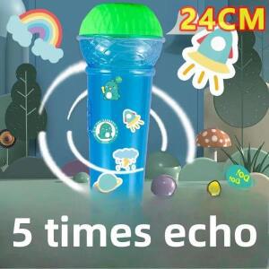 대형 에코 마이크, 물리적  노래 장난감, 음악 계몽 제작 기초, 24cm