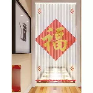 클래식 비즈발 스타일 현관 파티션 창문 베란다 가림막 복고풍 1 40줄 1.5m