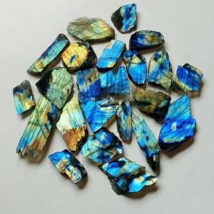 50g/100g/200g 블루 래브라도라이트 슬라브 원석 쥬얼리 diy 크리스탈 선물 그레이트 플래시 폴리시드 스톤