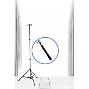 튼튼한 병실용 클리닉용 고정식 수액걸이 폴대 수액대 삼각대 4개 후크 접이식 주사대