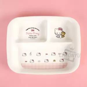 TBZ 헬로키티 베이비 식판 470ml 어린이집 밥그릇 식사 트레이 식사 예절 유치원 밥상머리