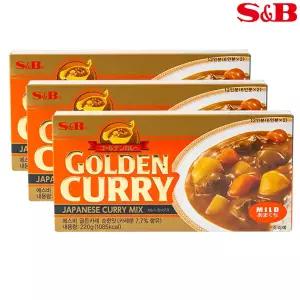 SB 에스비 골든카레 순한맛 220g 3개입