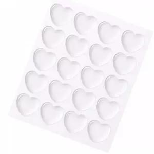 DD 만들기 스티커 투명 에폭시 10062 하트 DIY 투명