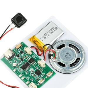 프로그래머블 8M 녹음 가능 생일 카드 음악 음성 모듈 칩 DIY 오디오 장난감 인사말 버튼 라이트 컨트롤