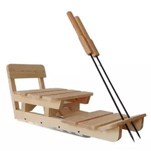 원목썰매 추억 스케이트 나무 얼음썰매 빙판 스테인리스 겨울용 눈썰매