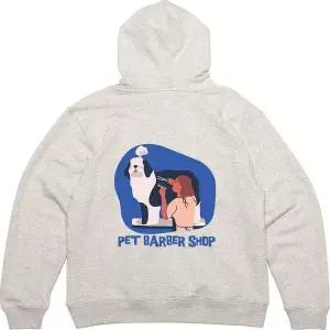 [골드스마일]후드티 뒷면 애완견 미용실 애완전용 디자인 옷