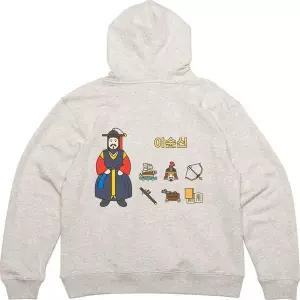 [골드스마일]후드티 뒷면 이순신장군 거북선 임진왜란 디자인 옷