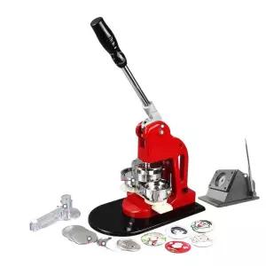 뱃지 플레이트 메이커 제작 굿즈 세트 핀버튼 프레스 기계 브로치