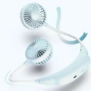 C타입충전 무선선풍기 초경량 목걸이 각도 조절 충전식 핸디선풍기 실용적인