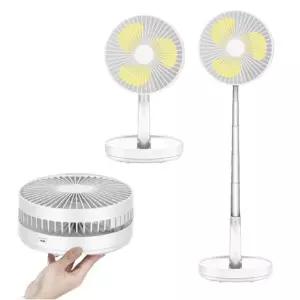 선풍기 캠핑 탁상용 접이식 USB선풍기 폴딩 5단높이조절 무선선풍기 미니 블랙컬러 휴대용
