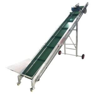 물류창고 길이 소형 자동 물류 상하차 벨트 콘 300mm 2미터 전동 컨베이어벨트 미 상봉기 모터