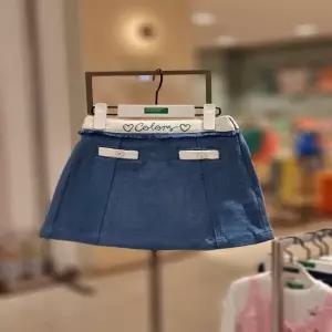 [베네통키즈] 여아 트위드배색데님스커트 (QASK03511)