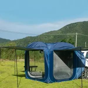 텐트 SUV 블루 셀터 오토 차박 캠핑