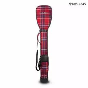 켈윈 골프 자카드 하프백 (KW-H226) (레드)